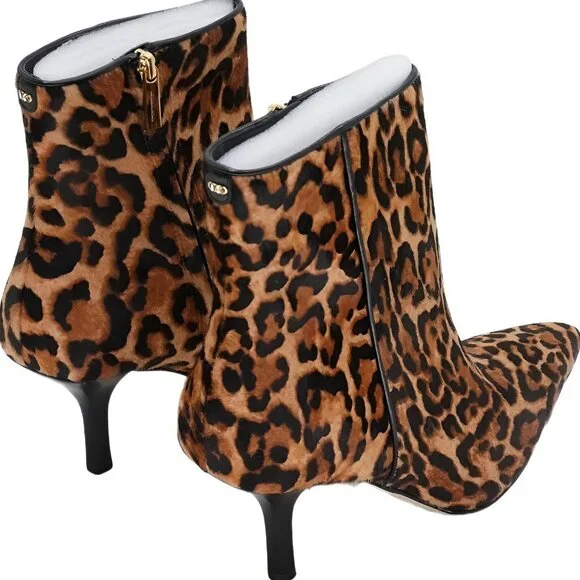 Michael Kors Selina Pointed-Toe Leopard Ankle Boot - Women's US 9M - Picture 3 of 6